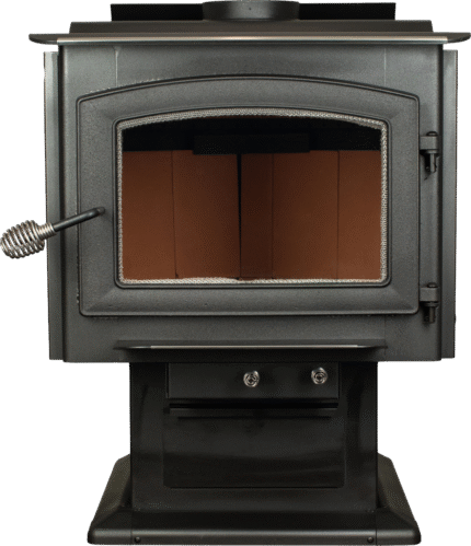 Ashley Hearth AW3200E-P EPA Certified 3,200 sq. ft. Large Pedestal Wood Stove with Blower New