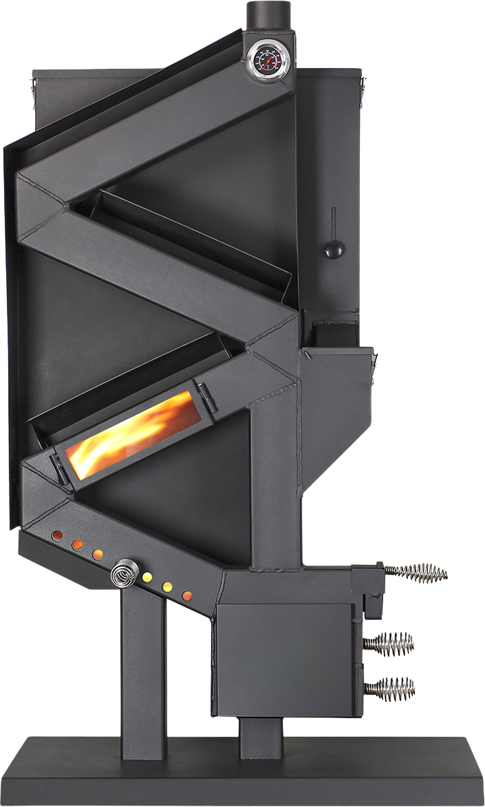 GW1949-1712259373386 US Stove The WiseWay Pellet Stove 2,000 sq. ft. Non-Electric GW1949 New