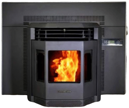ComfortBilt HP22I 2,800 sq. ft. Pellet Stove Fireplace Insert 47 lb Hopper Capacity Black New